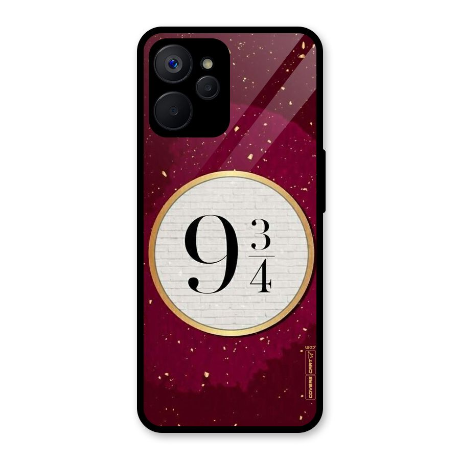Magic Number Glass Back Case for Realme 9i 5G