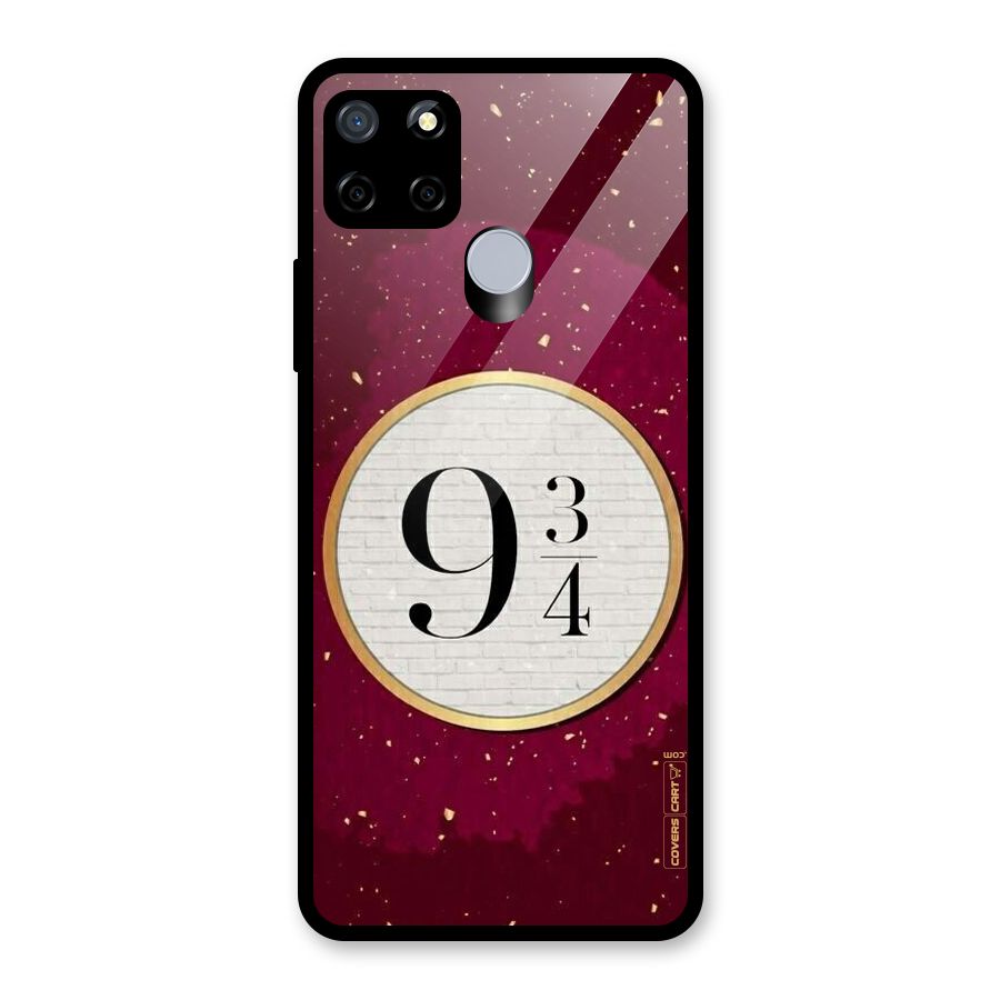 Magic Number Glass Back Case for Realme Narzo 20