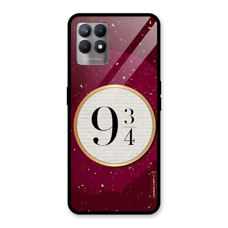 Magic Number Glass Back Case for Realme Narzo 50