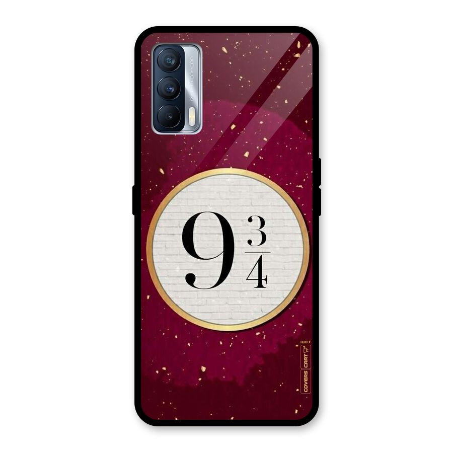 Magic Number Glass Back Case for Realme X7