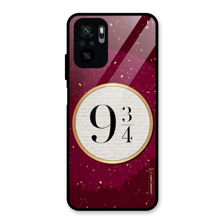 Magic Number Glass Back Case for Redmi Note 10S