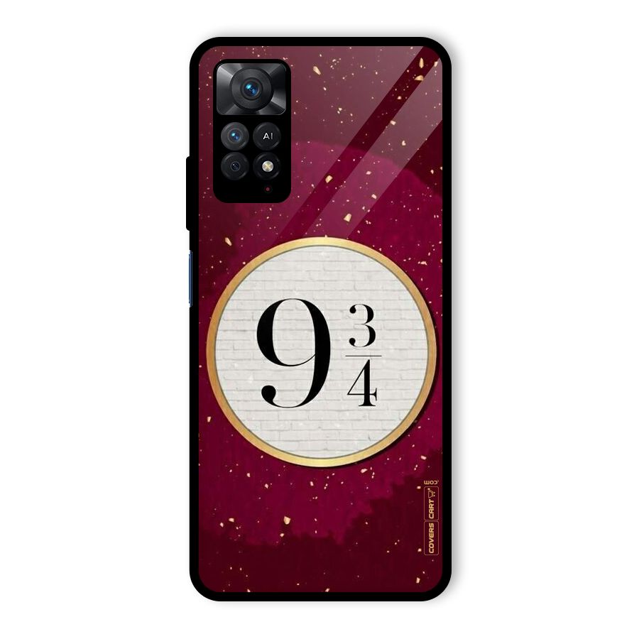 Magic Number Glass Back Case for Redmi Note 11 Pro