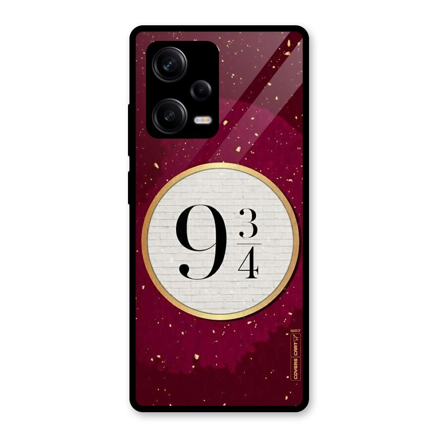 Magic Number Glass Back Case for Redmi Note 12 Pro