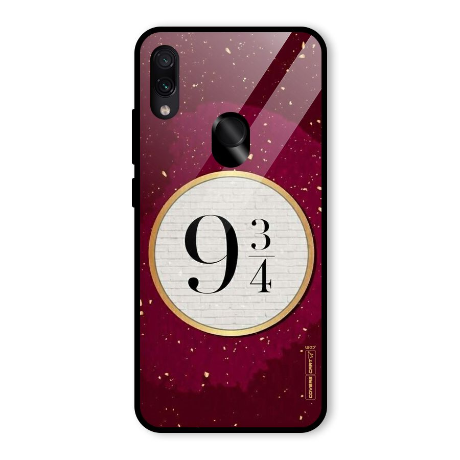 Magic Number Glass Back Case for Redmi Note 7S