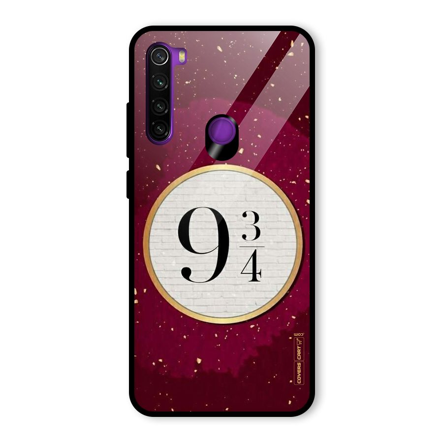 Magic Number Glass Back Case for Redmi Note 8