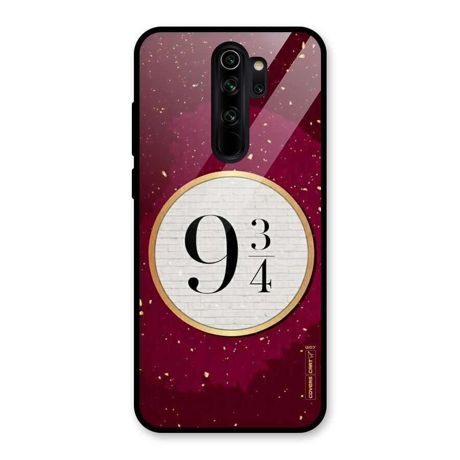 Magic Number Glass Back Case for Redmi Note 8 Pro