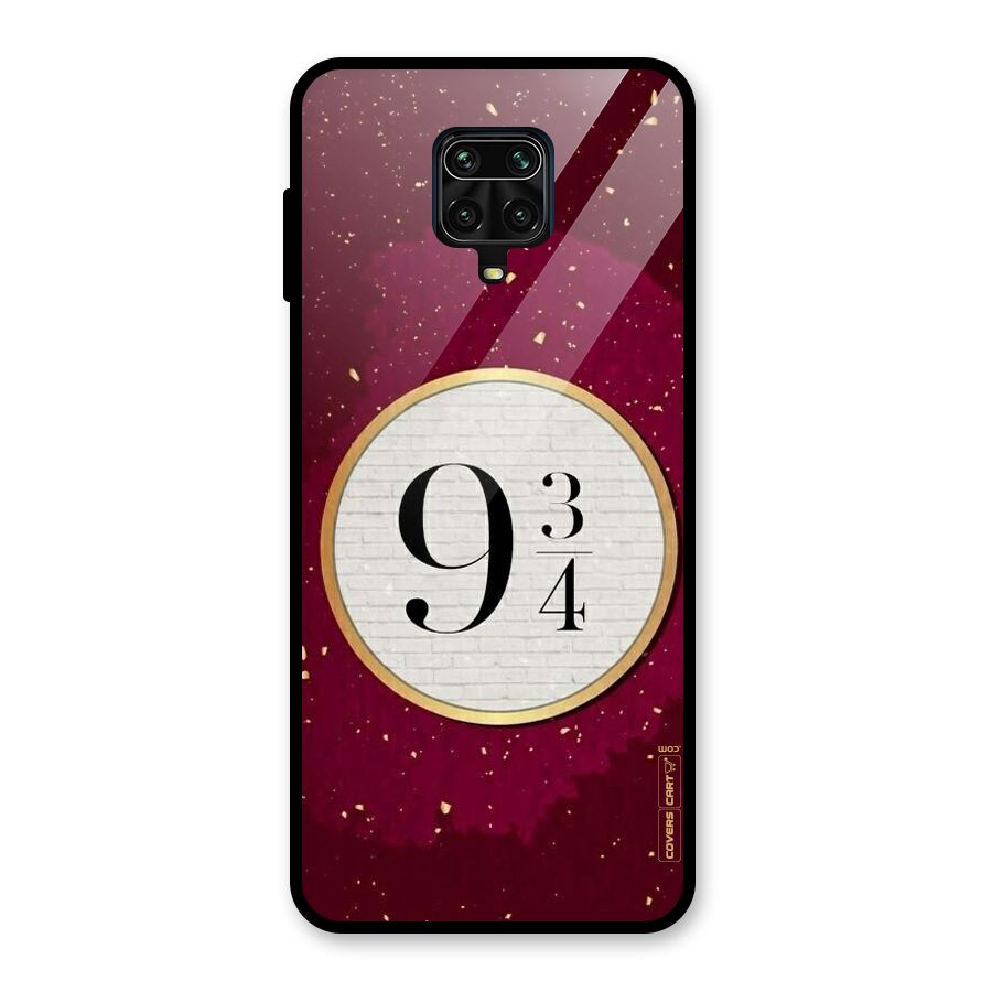 Magic Number Glass Back Case for Redmi Note 9 Pro