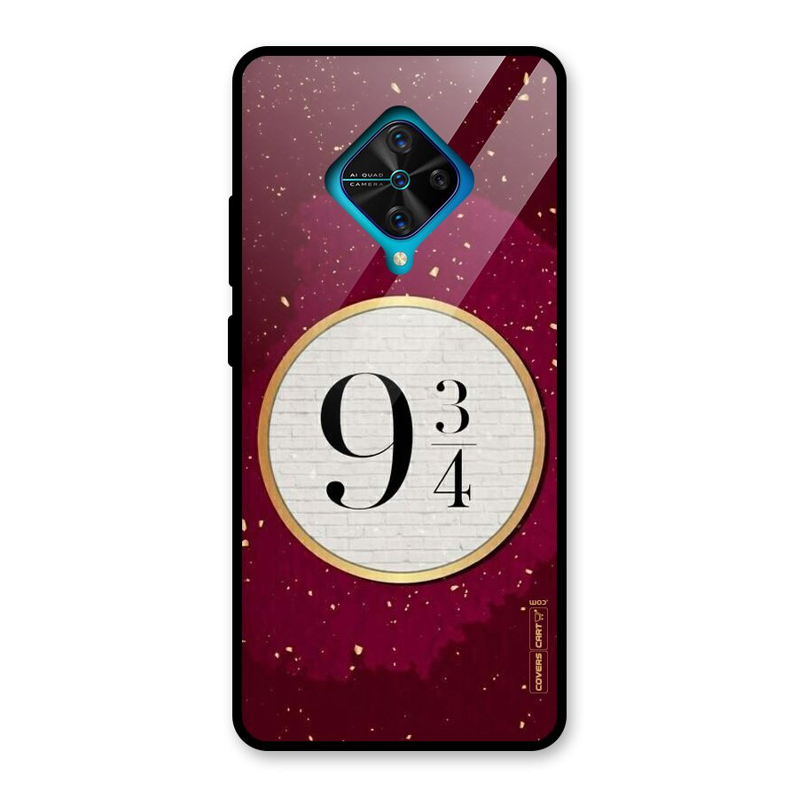 Magic Number Glass Back Case for Vivo S1 Pro