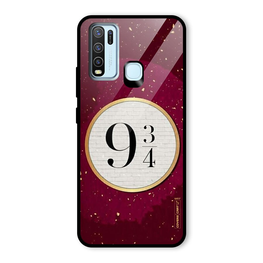 Magic Number Glass Back Case for Vivo Y30