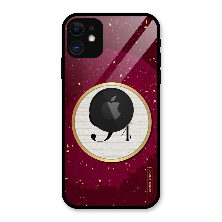 Magic Number Glass Back Case for iPhone 11 Logo Cut