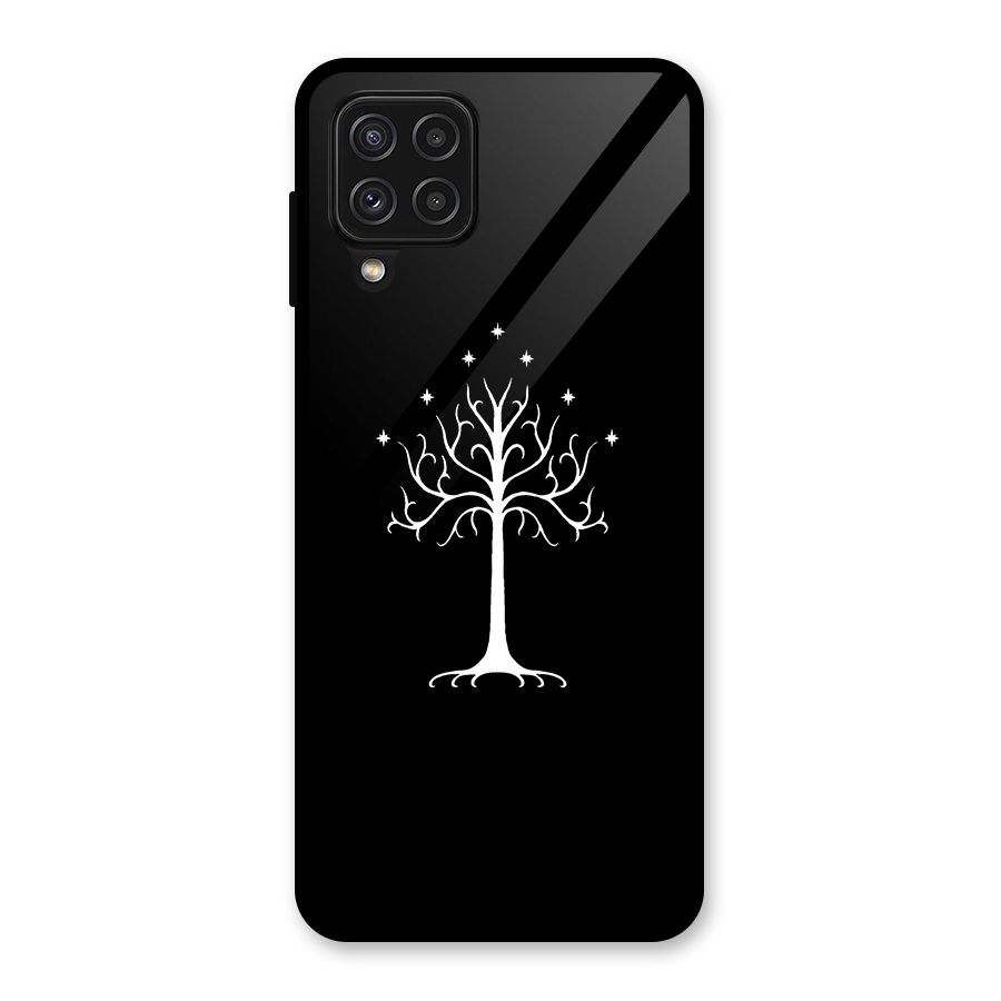 Magic Tree Glass Back Case for Galaxy A22 4G