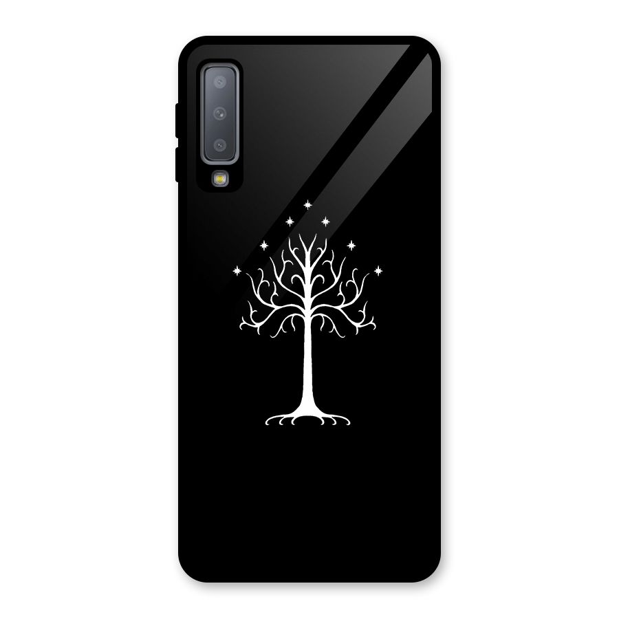 Magic Tree Glass Back Case for Galaxy A7 (2018)