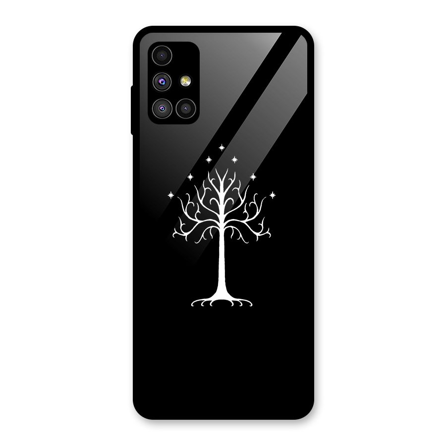 Magic Tree Glass Back Case for Galaxy M51