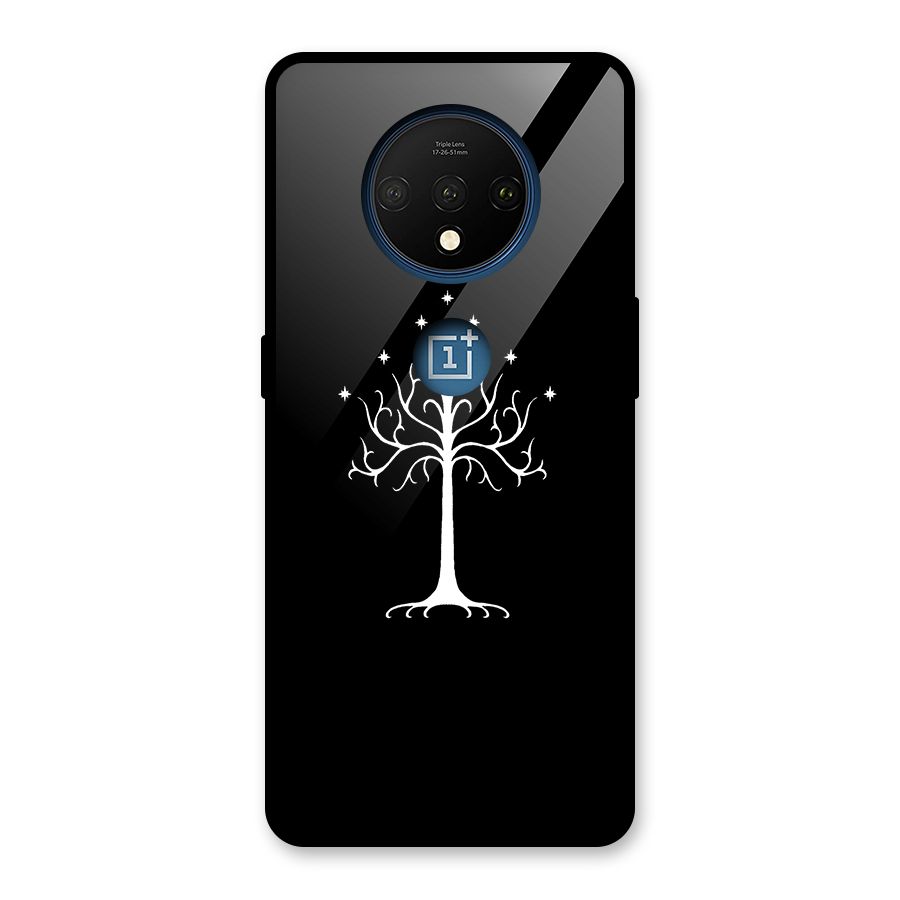 Magic Tree Glass Back Case for OnePlus 7T