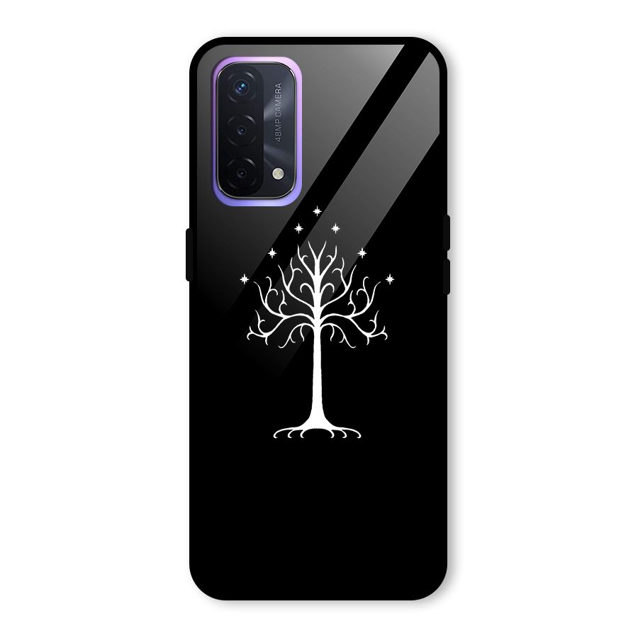 Magic Tree Glass Back Case for Oppo A74 5G