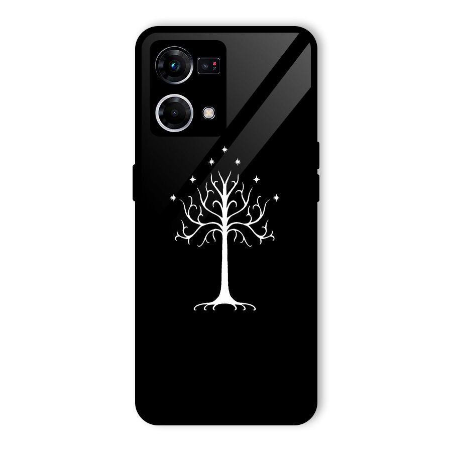 Magic Tree Glass Back Case for Oppo F21s Pro 4G