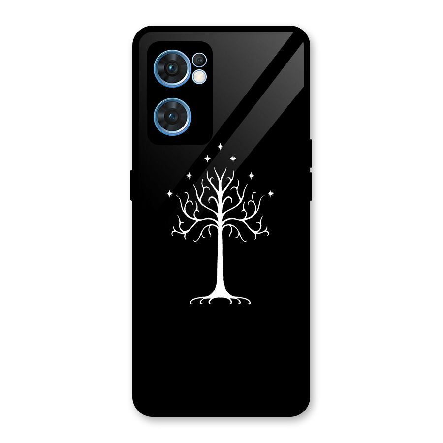 Magic Tree Glass Back Case for Oppo Reno7 5G