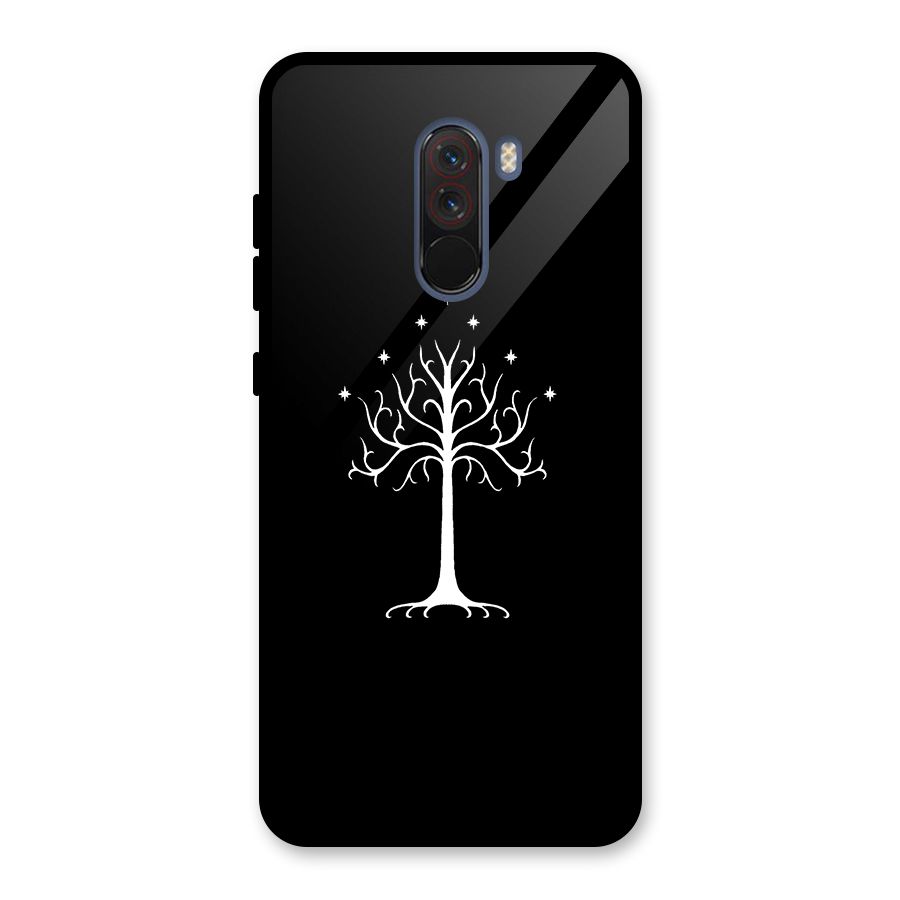 Magic Tree Glass Back Case for Poco F1