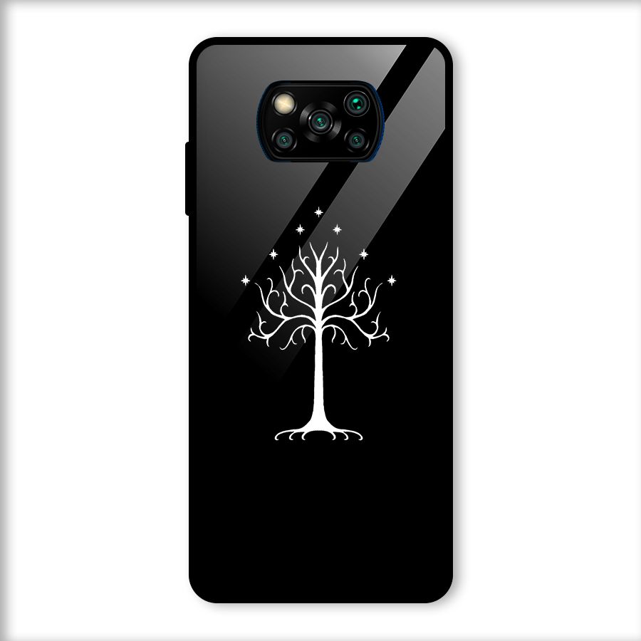 Magic Tree Glass Back Case for Poco X3