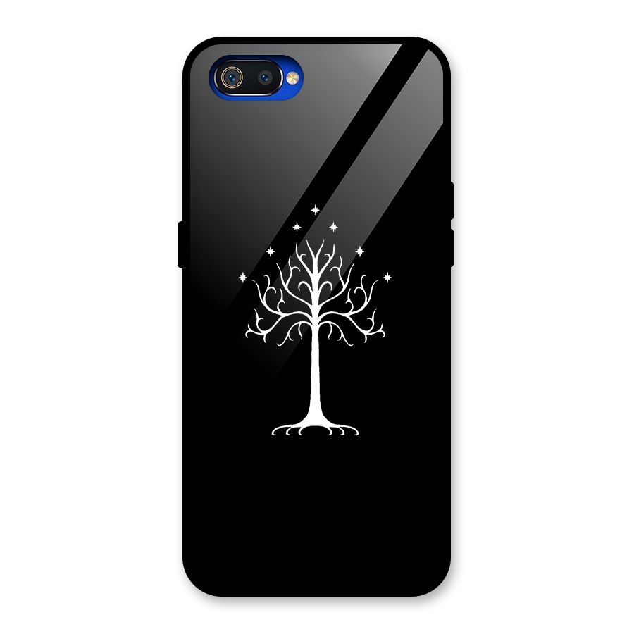 Magic Tree Glass Back Case for Realme C2