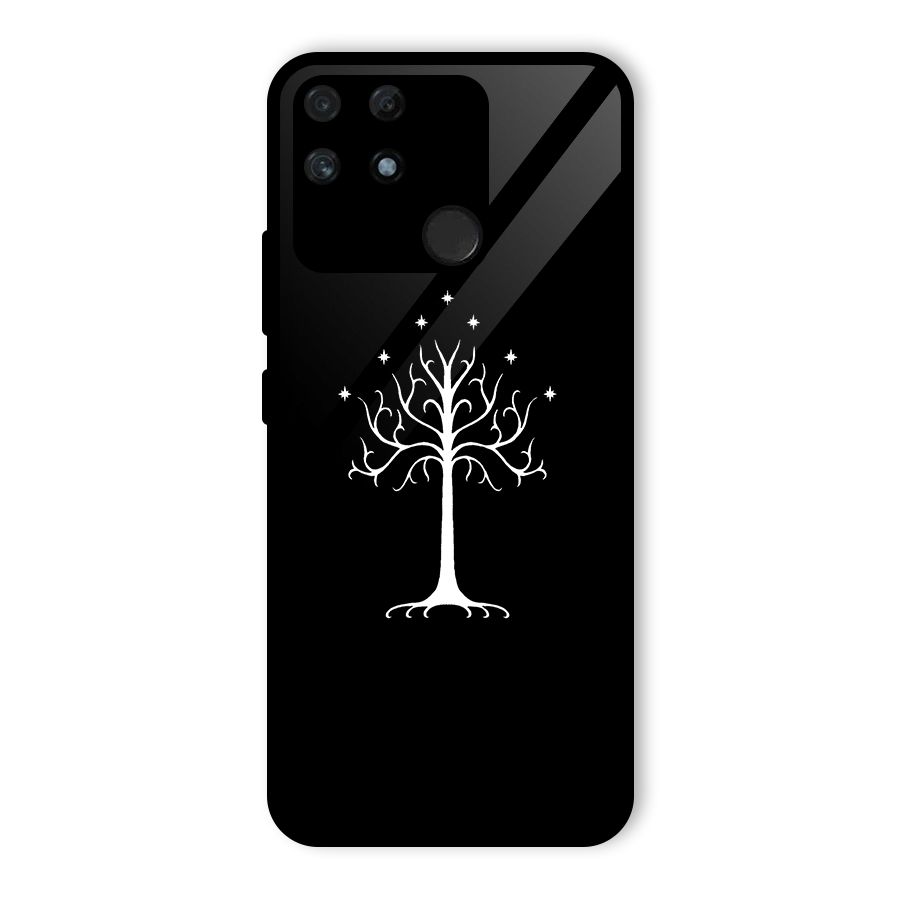 Magic Tree Glass Back Case for Realme Narzo 50A