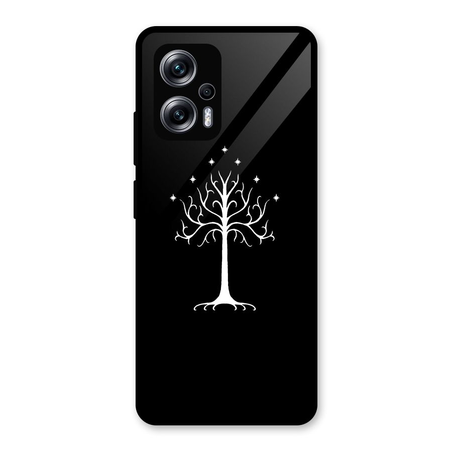 Magic Tree Glass Back Case for Redmi K50i