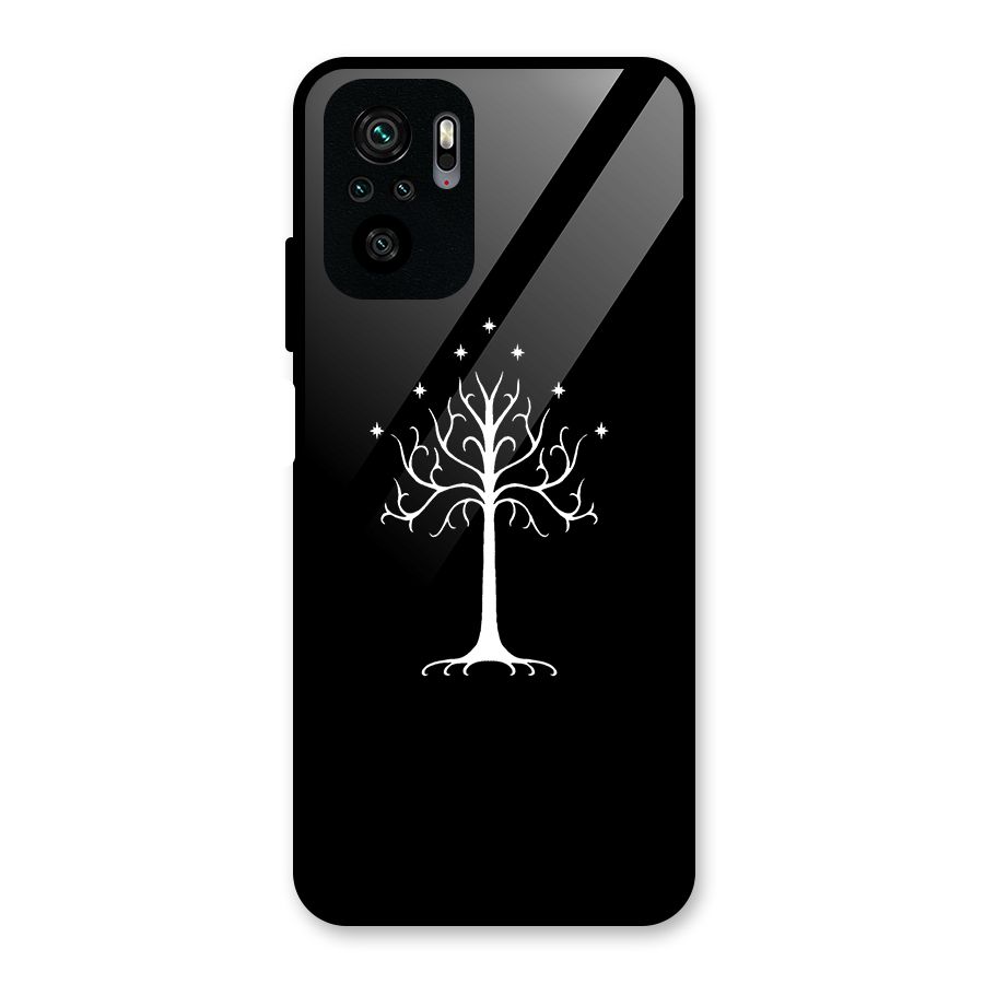 Magic Tree Glass Back Case for Redmi Note 10S