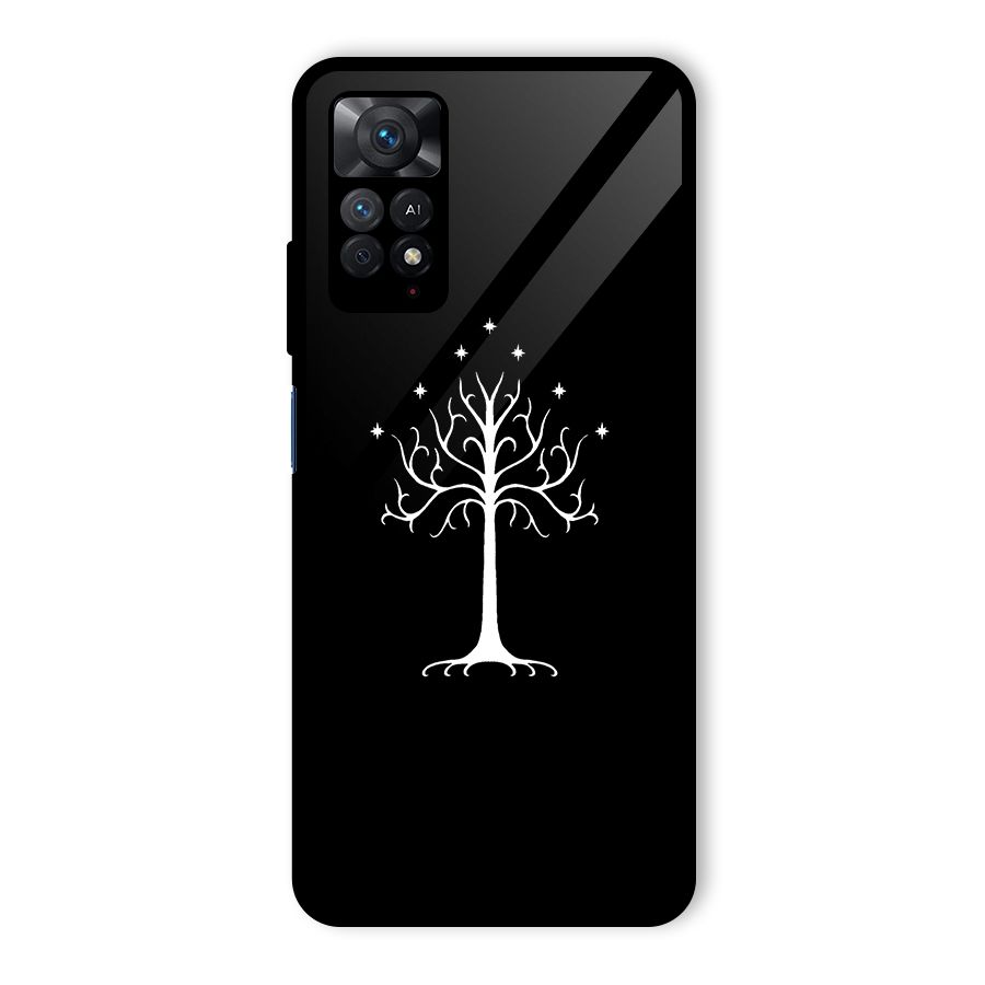 Magic Tree Glass Back Case for Redmi Note 11 Pro