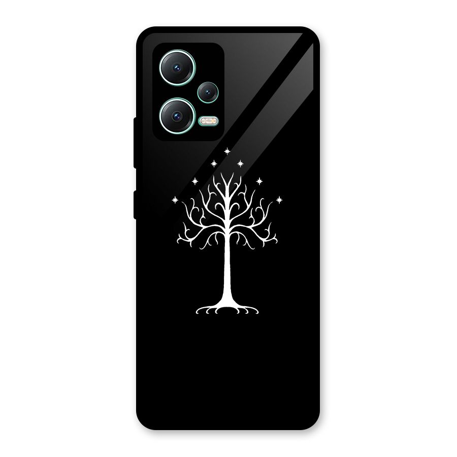 Magic Tree Glass Back Case for Redmi Note 12 5G