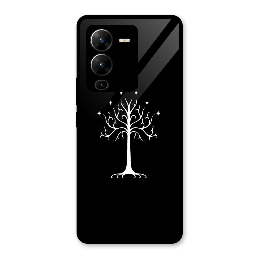 Magic Tree Glass Back Case for Vivo V25 Pro