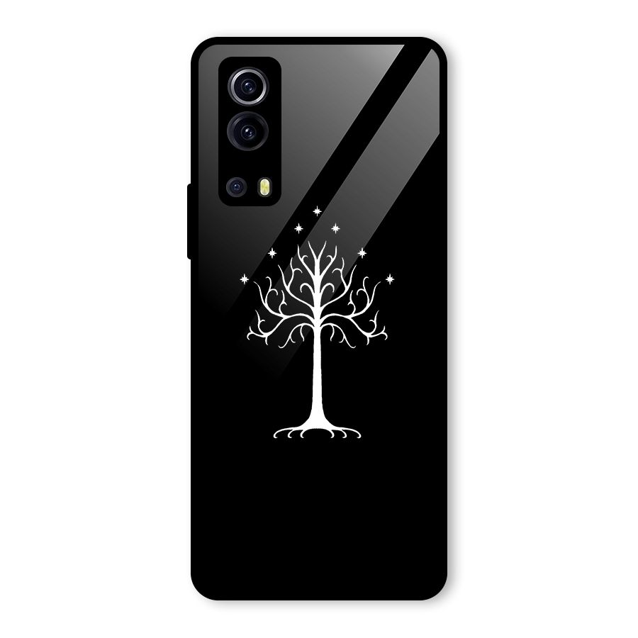 Magic Tree Glass Back Case for Vivo iQOO Z3