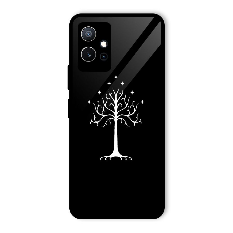 Magic Tree Glass Back Case for Vivo iQOO Z6