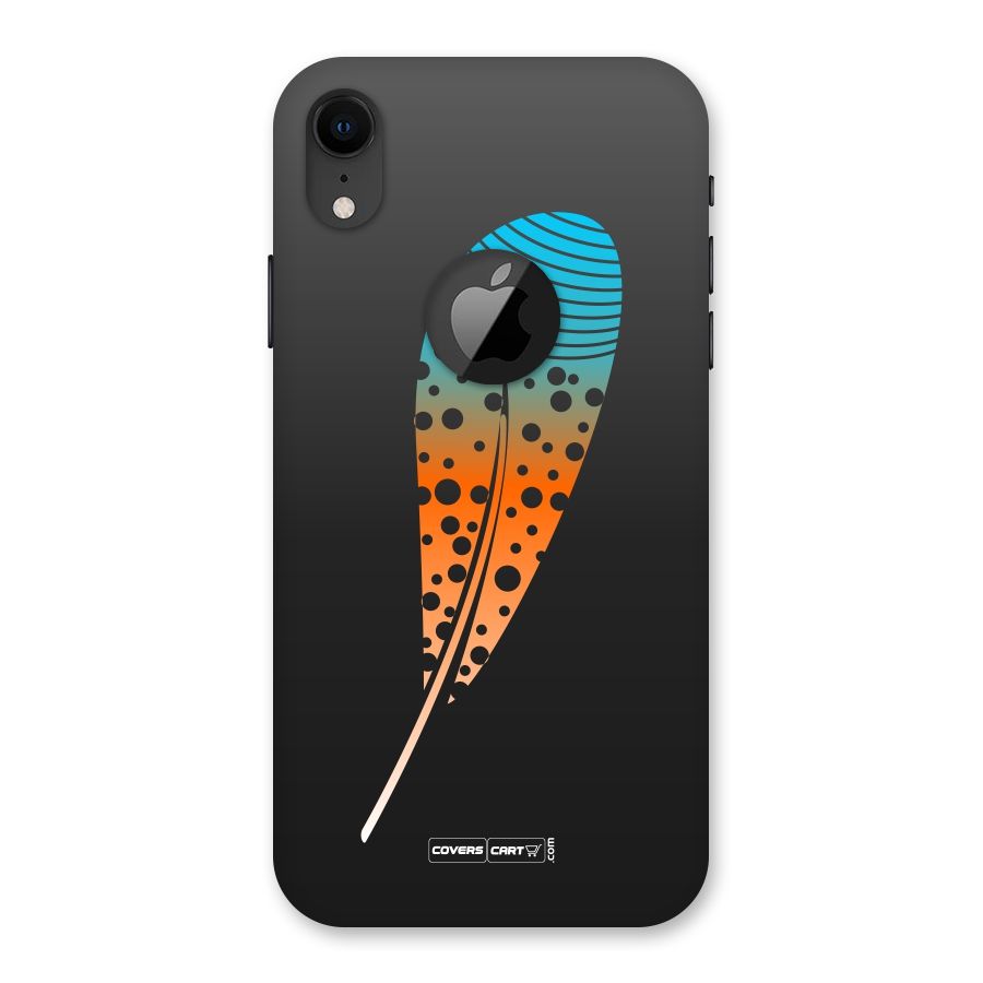 Magical Feather Back Case for iPhone XR Logo Cut