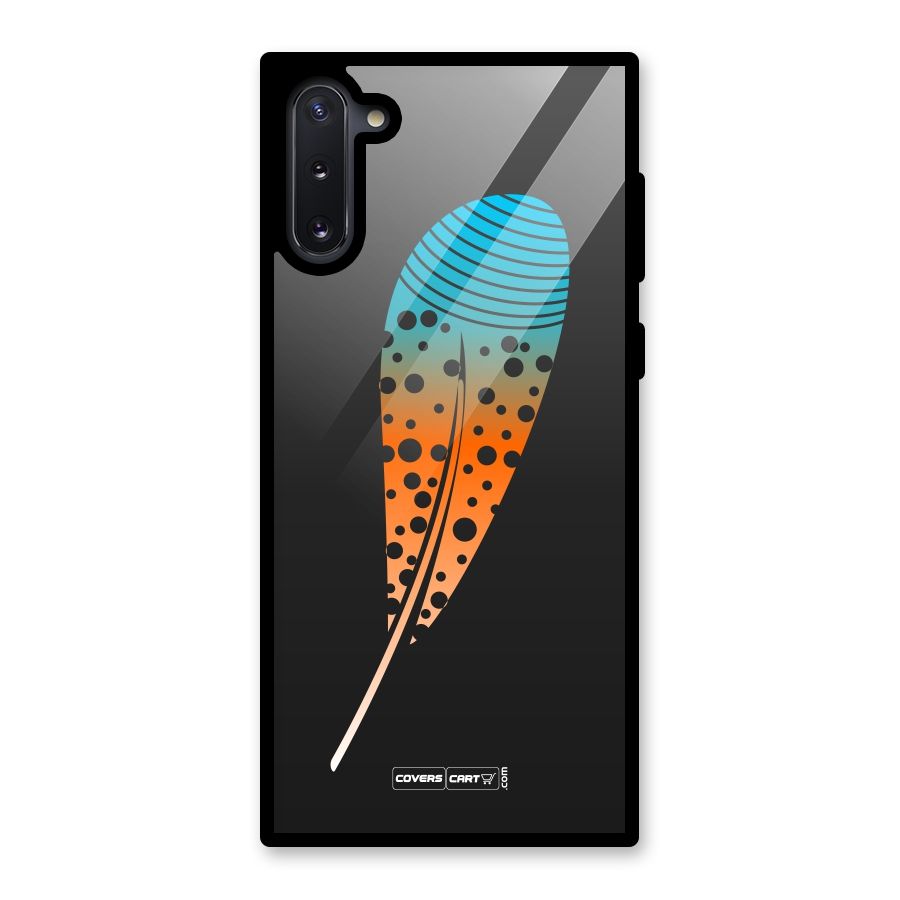 Magical Feather Glass Back Case for Galaxy Note 10