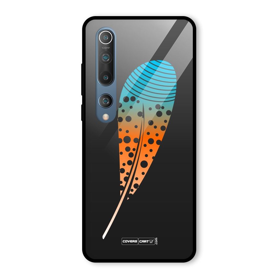 Magical Feather Glass Back Case for Mi 10