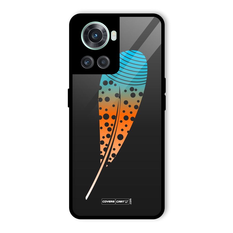 Magical Feather Glass Back Case for OnePlus 10R