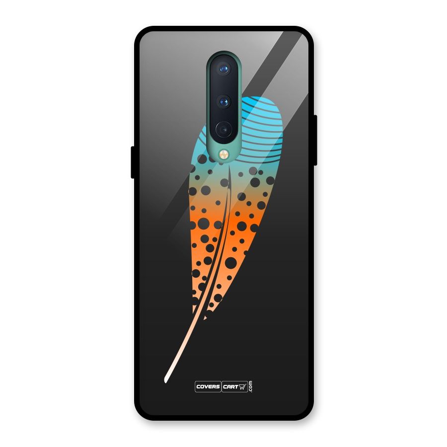 Magical Feather Glass Back Case for OnePlus 8