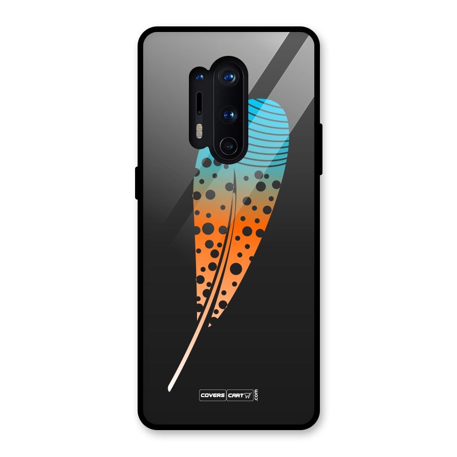 Magical Feather Glass Back Case for OnePlus 8 Pro