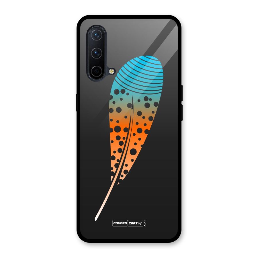 Magical Feather Glass Back Case for OnePlus Nord CE 5G