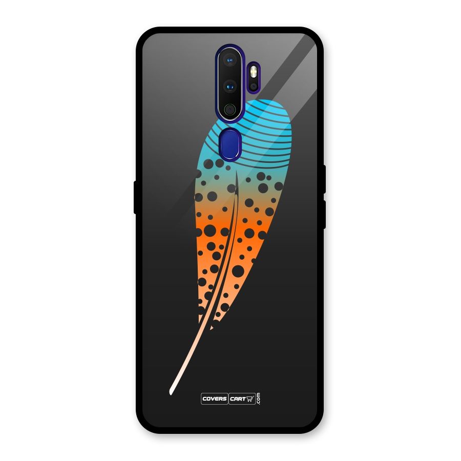 Magical Feather Glass Back Case for Oppo A9 (2020)