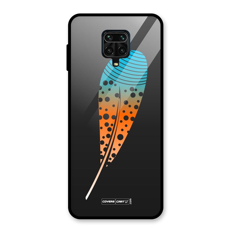 Magical Feather Glass Back Case for Poco M2 Pro