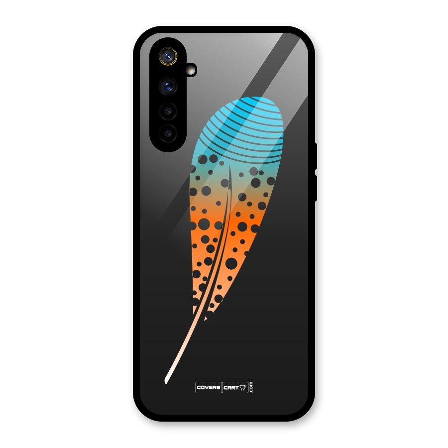 Magical Feather Glass Back Case for Realme 6