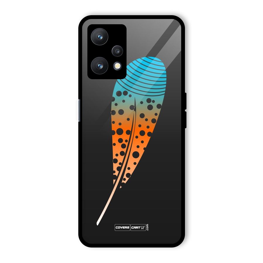 Magical Feather Glass Back Case for Realme 9 Pro 5G