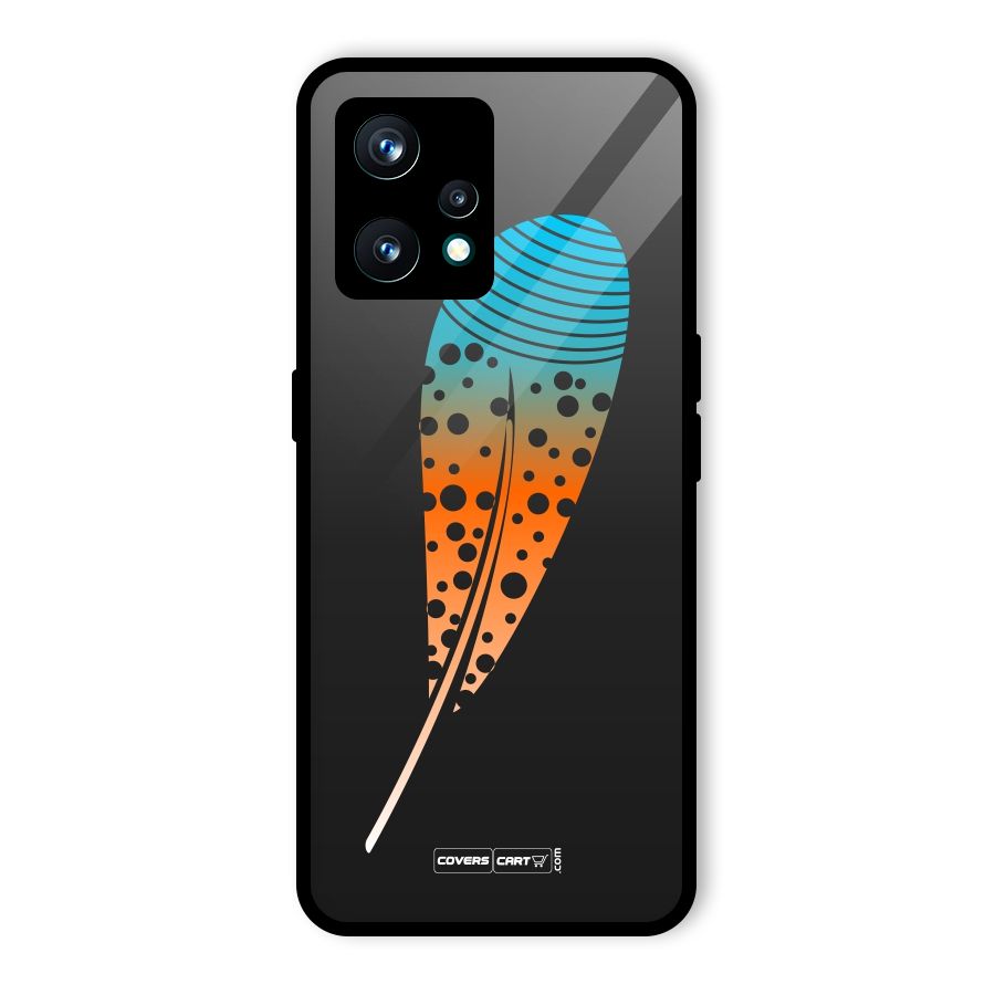 Magical Feather Glass Back Case for Realme 9 Pro Plus 5G