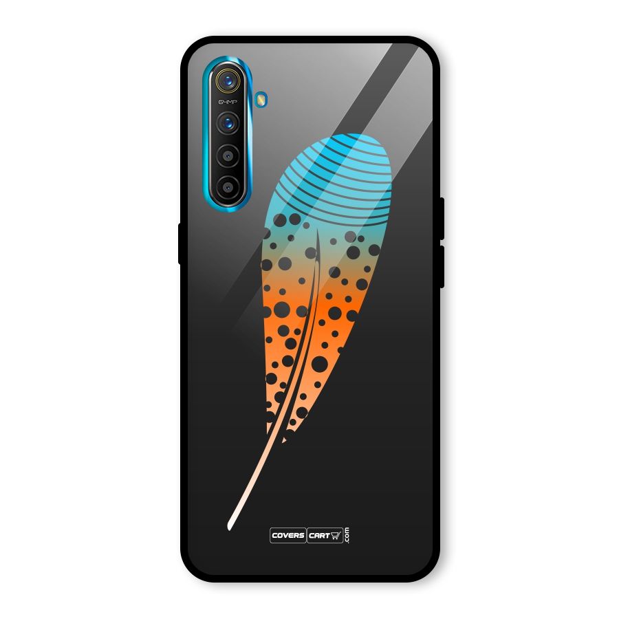 Magical Feather Glass Back Case for Realme X2