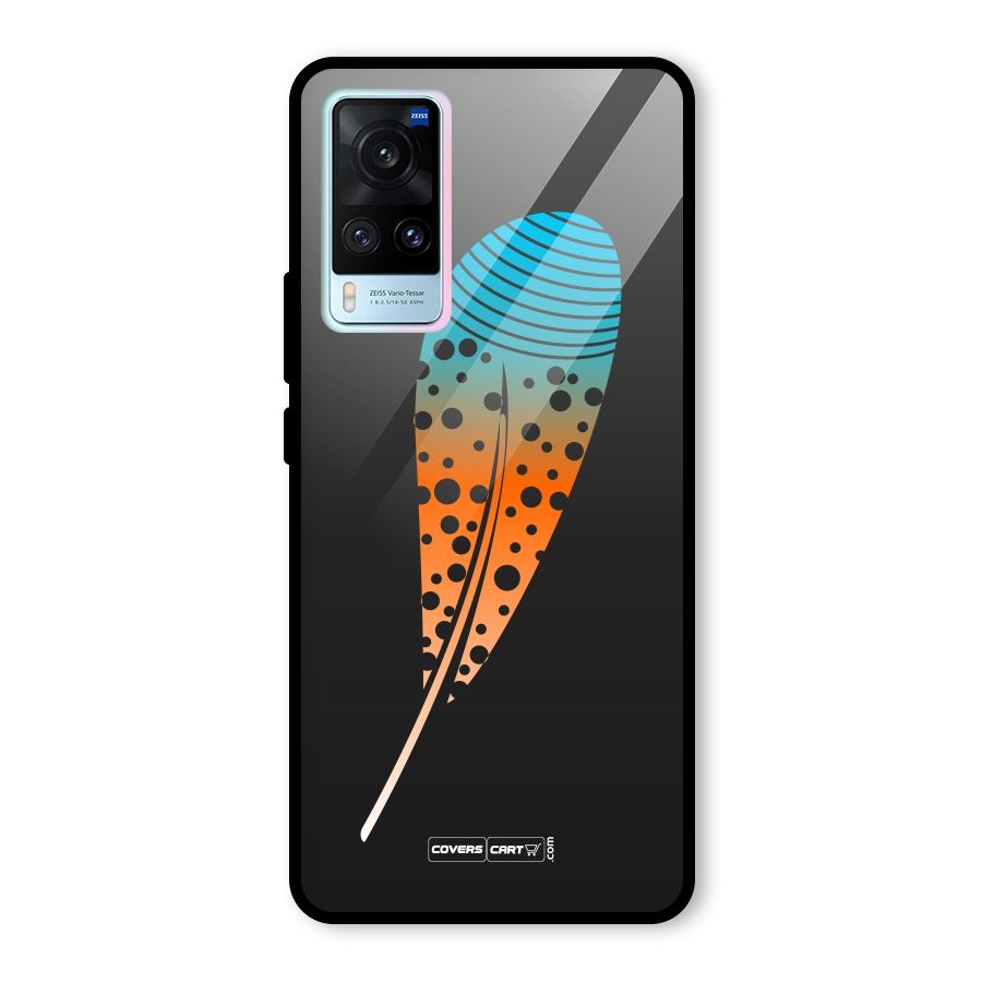 Magical Feather Glass Back Case for Vivo X60