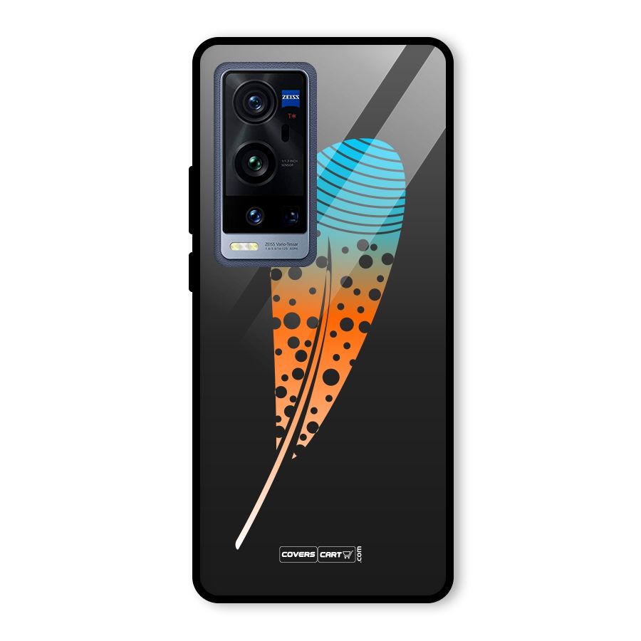 Magical Feather Glass Back Case for Vivo X60 Pro Plus
