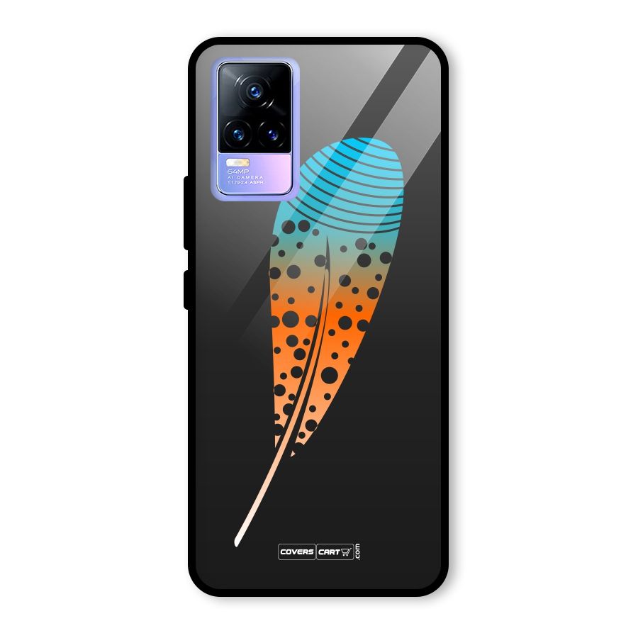 Magical Feather Glass Back Case for Vivo Y73