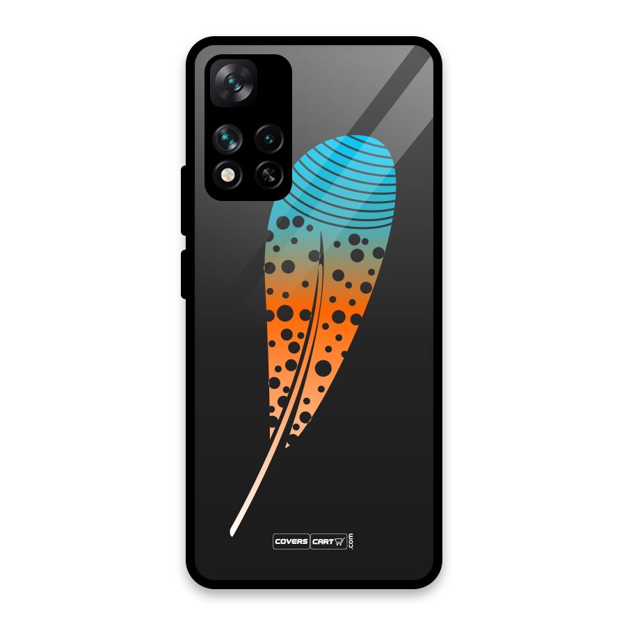 Magical Feather Glass Back Case for Xiaomi 11i HyperCharge 5G