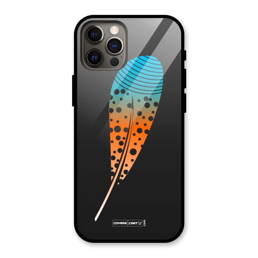 Magical Feather Glass Back Case for iPhone 12 Pro